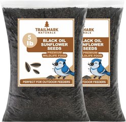 Trailmark Naturals Black Oil Sunflower Seed Wild Bird Food, 5-lb bag, 2 count