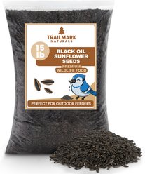 Trailmark Naturals Black Oil Sunflower Seed Wild Bird Food, 15-lb box
