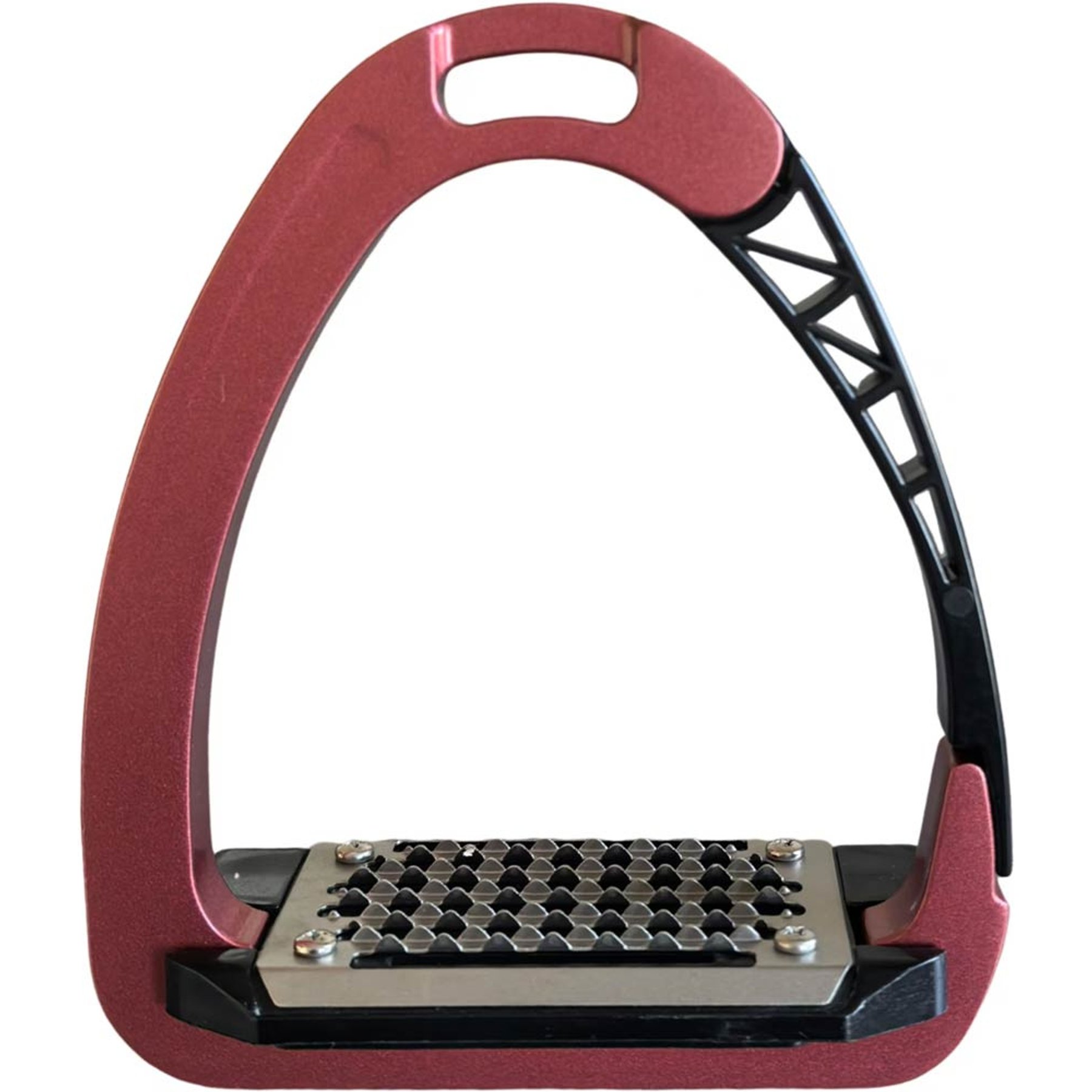 TuffRider Tech Safety Stirrups, Red, 4.5-in