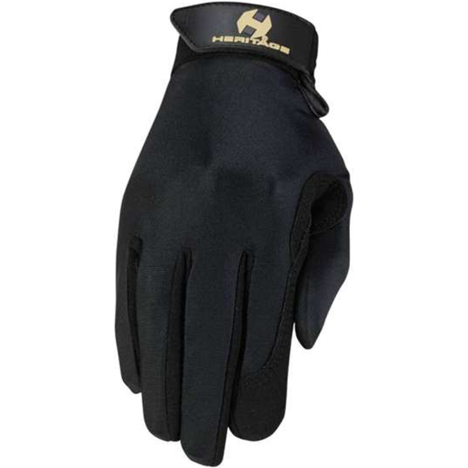 Heritage Performance Horse Riding Glove, Black, 8