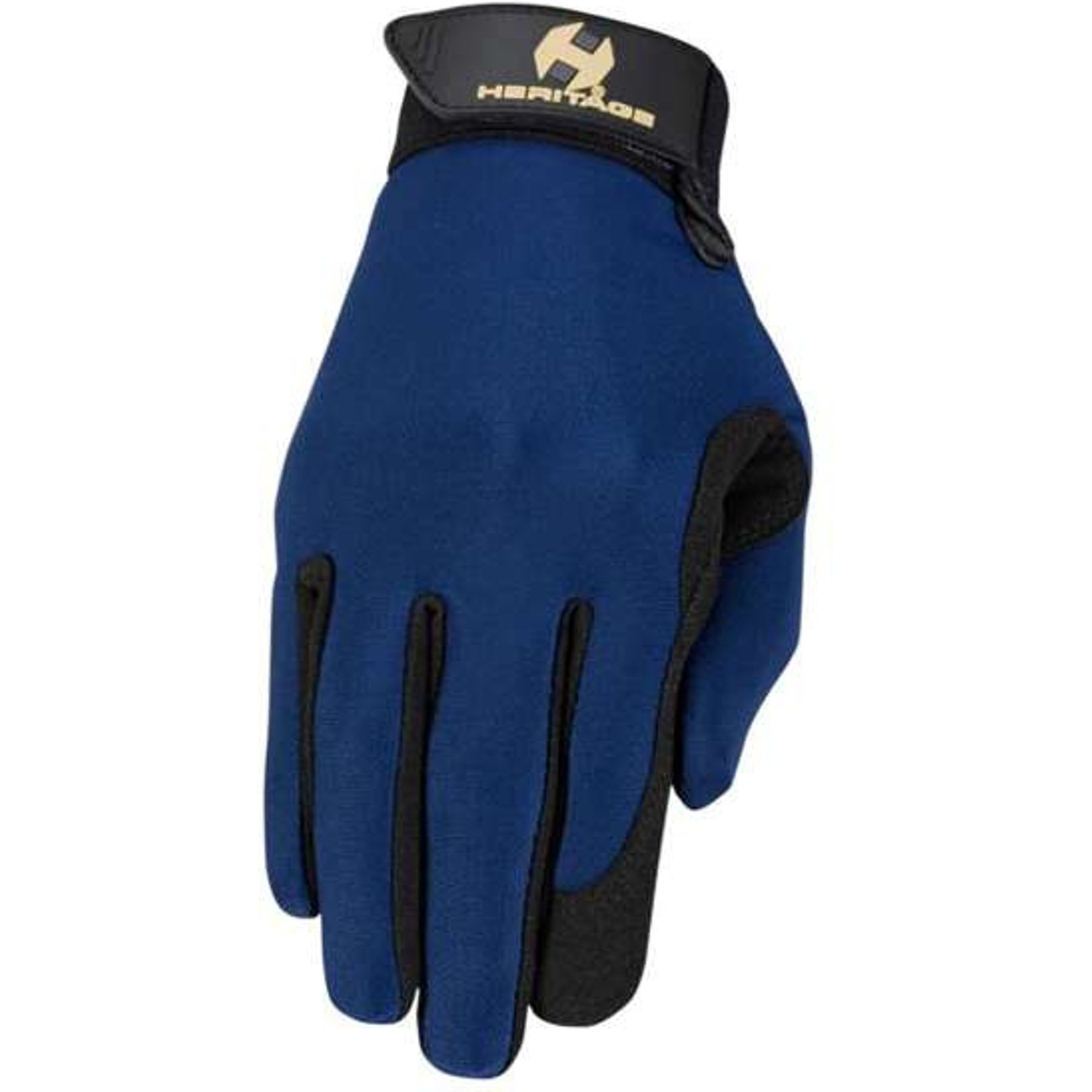 Heritage Performance Horse Riding Glove, Navy, 6