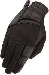 Heritage Cross-Country Horse Riding Glove, Black, 10