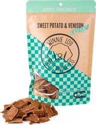 Winnie Lou Grain-Free Sweet Potato & Venison Flavored Dehydrated Dog Crisps, 2.5-oz bag