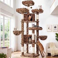 Globlazer 80-in Cat Tree, Leopard Print