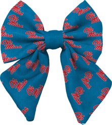 ShopInstaPets Accessory Dog Bow Tie, Ole Miss Rebel