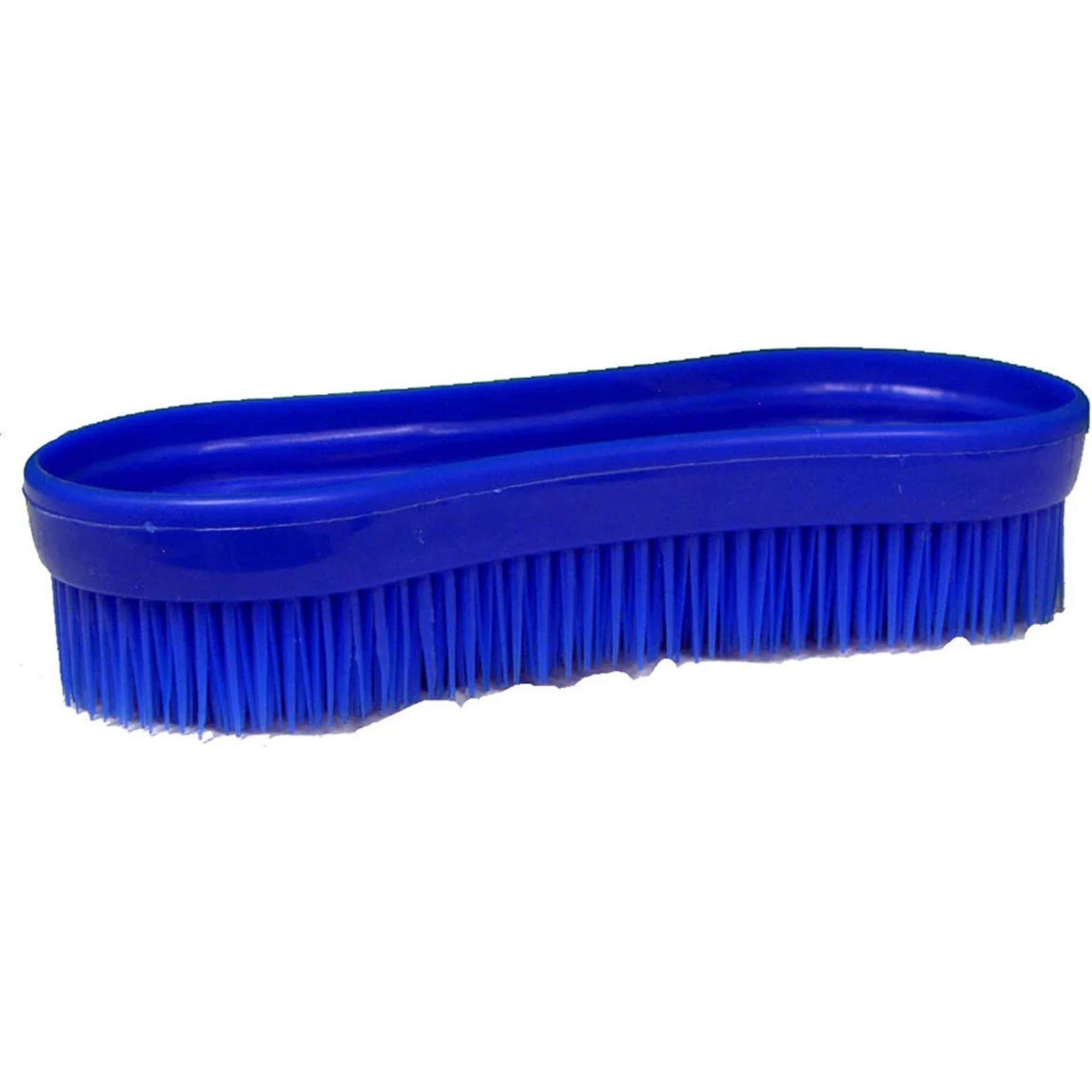 Intrepid International Magic Plastic Bristle Grooming Brush Horse Blanket Brush, Blue