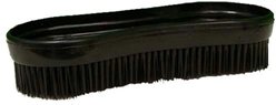 Intrepid International Magic Plastic Bristle Grooming Brush Horse Blanket Brush, Black