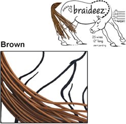 Braideez Horse Braiding Wire, Brown