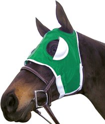 Intrepid International Equine Half Cup Horse Blinker Hood, Green