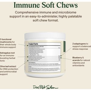 Real Mushrooms Mushroom Immune Chews Supplement for Dogs & Cats, 60 count