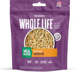 Whole Life Chicken Stew Whole Meal Mixer Grain-Free Freeze-Dried Dog Food, 16-oz bag