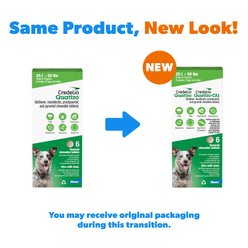 Credelio Quattro/Credelio Quattro-CA1 Chewable Tablets for Dogs, 25.1-50 lbs, 6 Chewables (6-mos. supply) slide 2 of 7