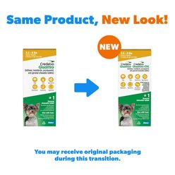 Credelio Quattro/Credelio Quattro-CA1 Chewable Tablets for Dogs, 3.3-6 lbs, 1 Chewable (1-mo. supply) slide 2 of 7
