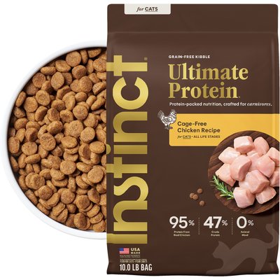 Instinct Instinct Ultimate Protein Cage-Free Chicken Recipe Grain-Free Dry Cat Food, 20-lb bundle