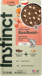 Instinct RawBoost Whole Grain Real Salmon & Brown Rice Recipe Dry Dog Food, 3.5-lb bag
