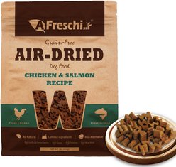 AFreschi All Lifestages Gluten-Free Chicken & Salmon Recipe Air-Dried Dog Food, 1-lb bag