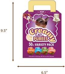 Fieldcrest Farms Purees Assorted Chicken Lickable Cat Treats, 50 count slide 2 of 2