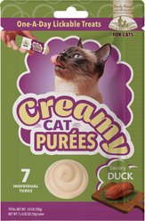 Fieldcrest Farms Purees Duck Lickable Cat Treats, 7 count slide 1 of 6