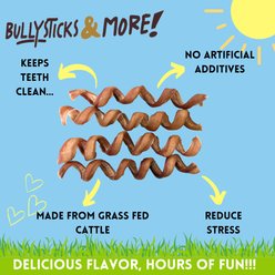 Bullysticks And More! 6 to 8-inch Bully Stick Dog Chew Springs, 14 count slide 2 of 6