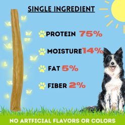 Bullysticks And More! 12-inch Beef Flavored Collagen Natural Dog Chew Roll, 5 count slide 2 of 7