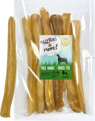 Bullysticks And More! 12-inch Beef Flavored Collagen Natural Dog Chew Roll, 5 count