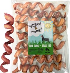 Bullysticks And More! 6 to 8-inch Bully Stick Dog Chew Springs, 14 count