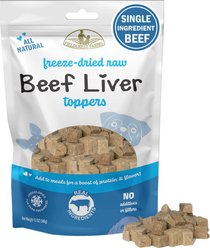 Fieldcrest Farms All Life Stages Beef Freeze-Dried Dog Food Topper, 12-oz bag