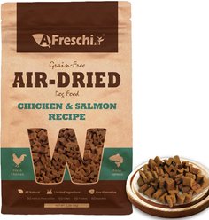 AFreschi All Lifestages Gluten-Free Chicken & Salmon Recipe Air-Dried Dog Food, 2.2-lb bag