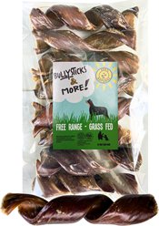 Bullysticks And More! 5 to 6-inch Beef Flavored Esophagus Natural Dog Chew Springs, 6 count
