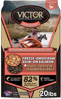 VICTOR Raw Kibble Blend Gluten-Free Fisherman's Salmon Recipe