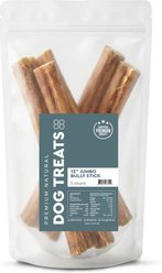 ORIGIN-88 12-inch Jumbo Bully Stick Dog Chews, 5 count