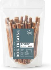 ORIGIN-88 6-inch Standard Bully Stick Dog Chews, 25 count
