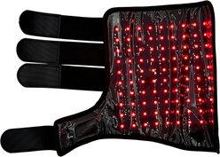 ORTHO EQUINE Red light Horse Therapy Tendon Wrap Single, Left, Black