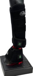 ORTHO EQUINE Red light Horse Therapy Tendon Wrap Single, Right, Black slide 2 of 3