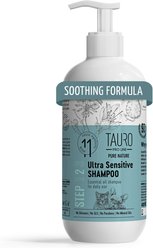 Tauro Pro Line Pure Nature Ultra Sensitive Anti Itch Soothing Dog & Cat Shampoo, White/Teal, 13.5-fl oz bottle