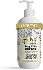 Tauro Pro Line Pure Nature Hypoallergenic Puppy & Kitten Conditioner, White/Yellow, 13.5-fl oz bottle