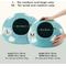 Show in main carousel: Meowfia Premium Felt Cat Cave Bed, Cloud Nap Blue, Large slide 2 of 8