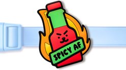 Jiby Dog Crew Spicy AF Jiby Dog Collar Accessory