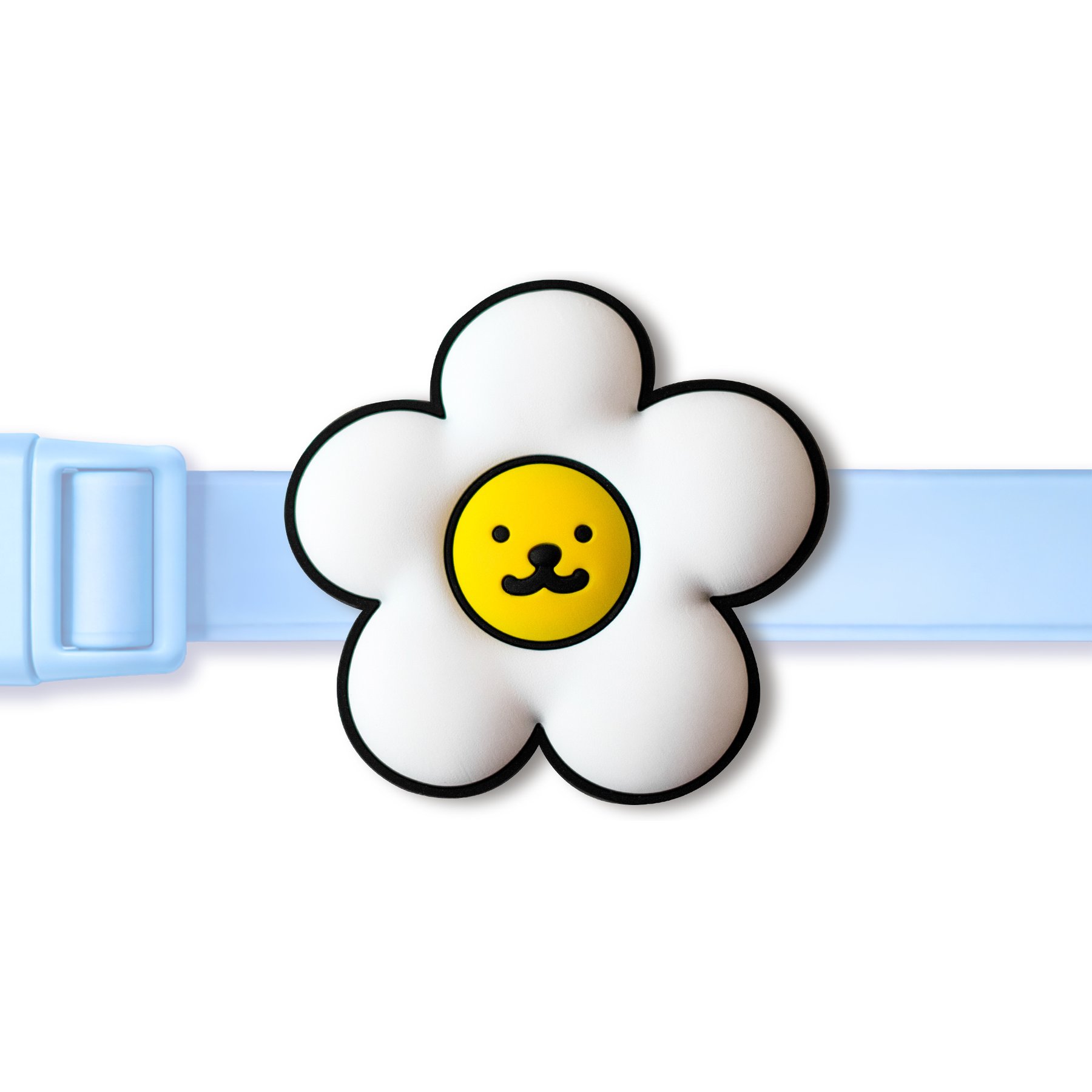 Jiby Dog Crew Daisy Jiby Dog Collar Accessory, White