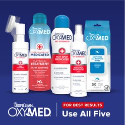 TropiClean OxyMed Medicated Dog Anti Itch Grooming Shampoo, 20-fl oz bottle slide 2 of 8