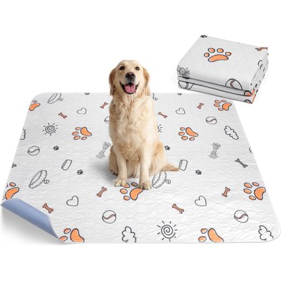 AIPERRO AIPERRO Cute Prints Washable Dog Pee Pads, 36 x 41-in, 2 count