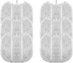 Happy & Polly Moonlight Smart Wireless Cat Water Fountain Replacement Filter, 71-oz, 6 count