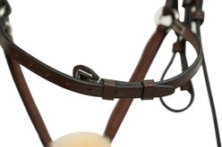 Huntley Equestrian Sedgwick Leather Padded Monocrown Horse Figure 8 Bridle, Cob slide 2 of 9