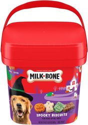 Milk-Bone Spooky Biscuits Halloween Dog Treats, 24-oz pail