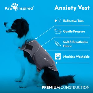 Paw Inspired Calming Compression Anxiety Vest for Dogs, X-Large
