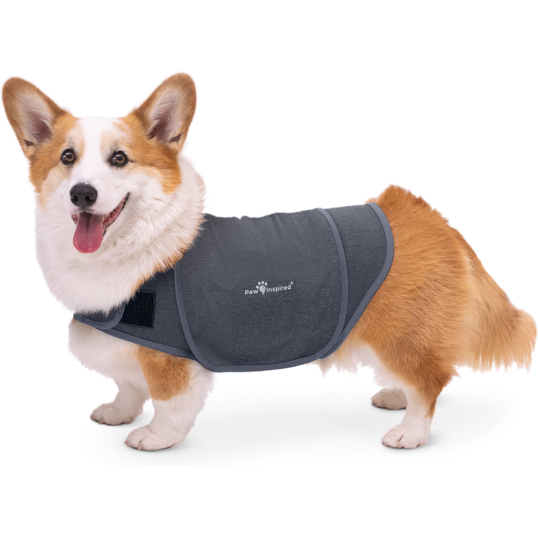 Paw Inspired Calming Compression Anxiety Vest for Dogs, Medium
