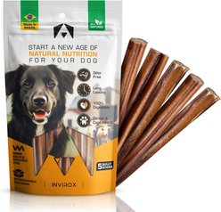 INVIROX Natural Grass-Fed 6-in Bully Sticks Dog Treats, 5 count