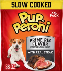 Pup-Peroni Prime Rib Flavor Dog Treats, 38-oz bag
