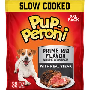 Pup-Peroni Prime Rib Flavor Dog Treats, 38-oz bag