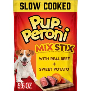 Pup-Peroni Mix Stix with Real Beef & Sweet Potato Dog Treats, 5.6-oz bag